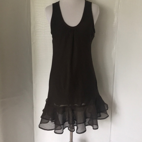 Tramp Dresses & Skirts - BROWN SILK DRESS.